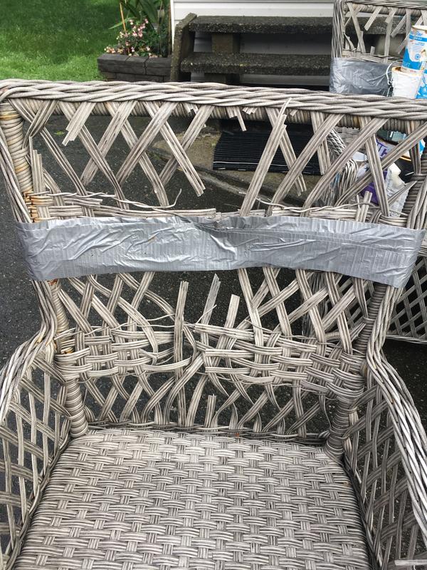 My bistro chair after only 2 years and being covered for all seasons except summer.