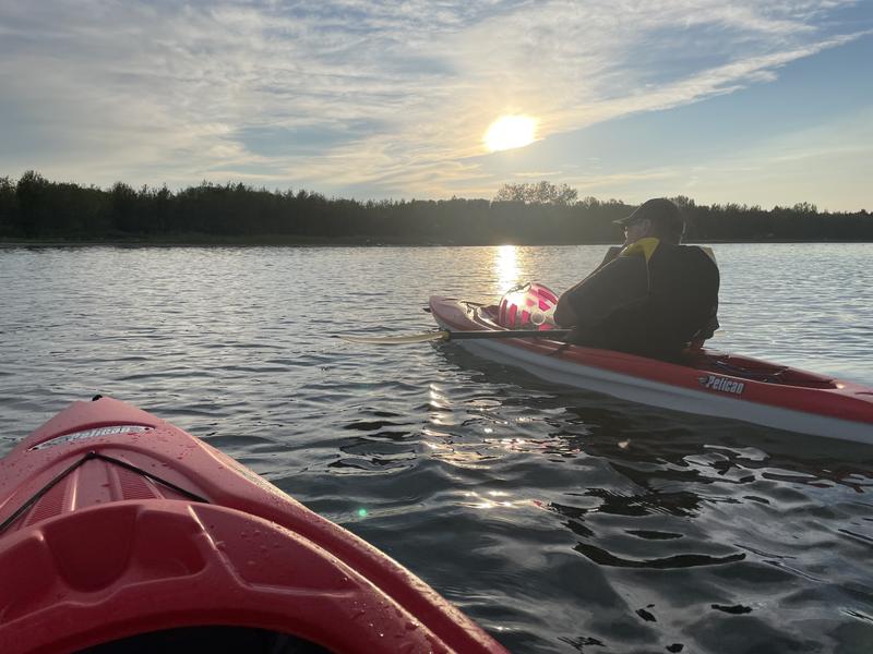 Sunset paddle