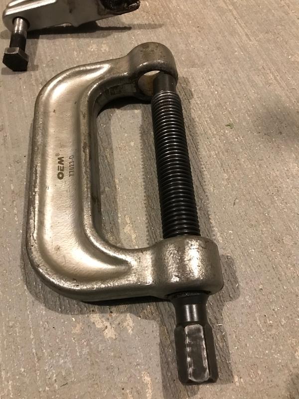 Bend like crazy, could not be used to push in a ball joint.