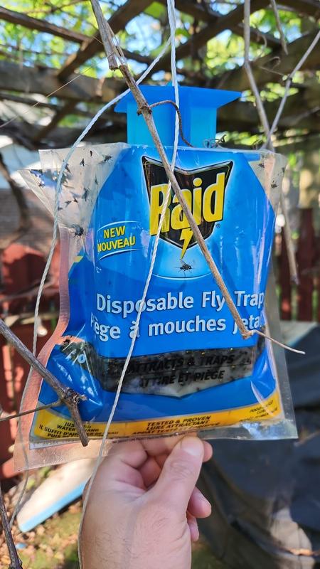 Raid Disposable Plastic Yellow Jacket, Wasp, & Hornet Trap Bag with Lure