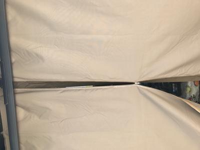 Broken zippers on walls