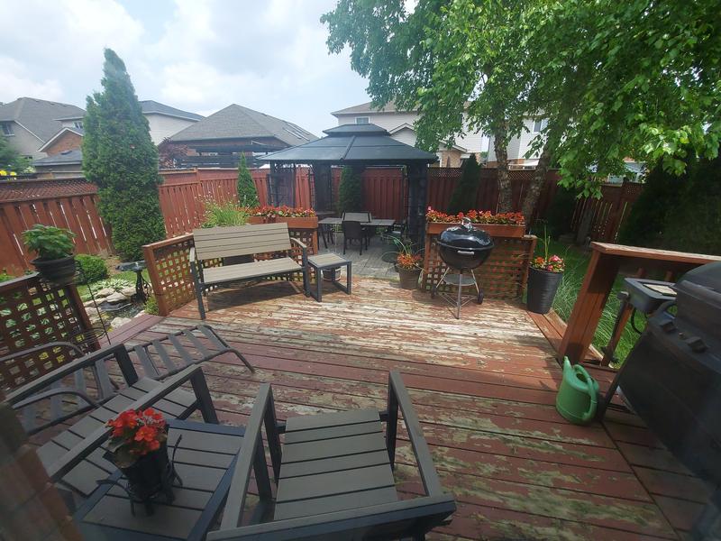 July 1, 2023 - Just TWO years later, it's all peeling off and looks horrible.