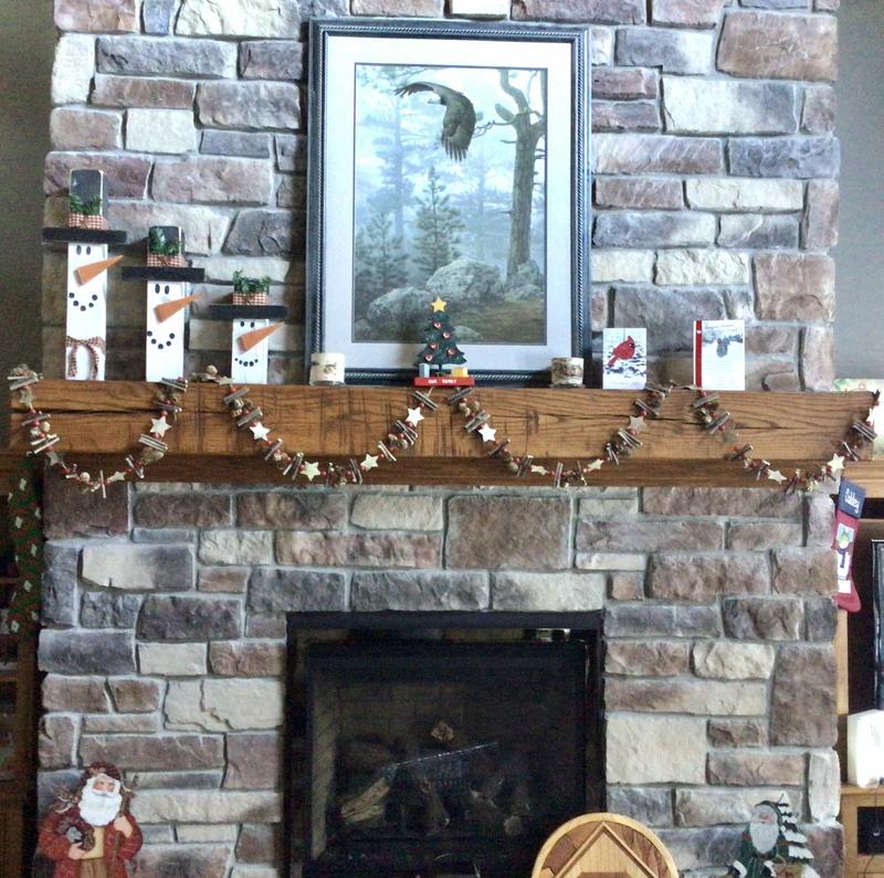 Fireplace mantle