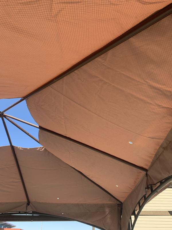 It’s falling in the middle and we have it fully attached