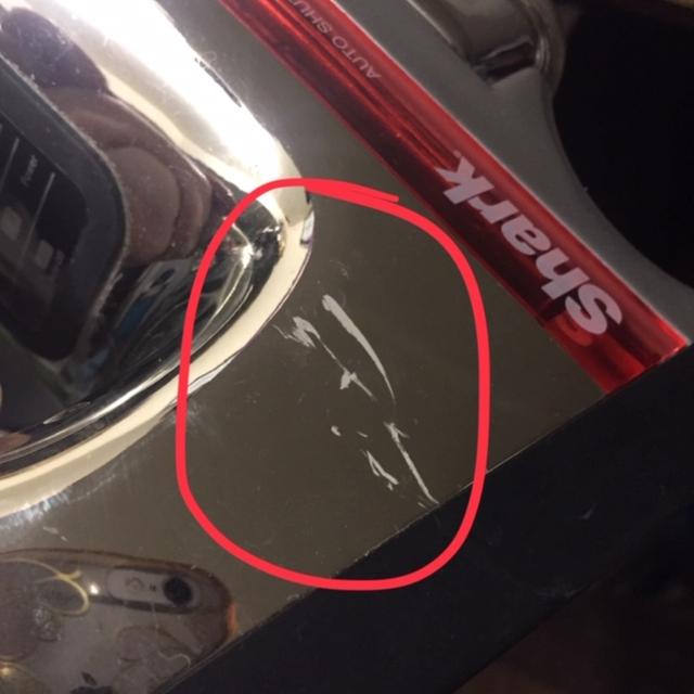 Scratched my iron on both sides. I'm livid!!!