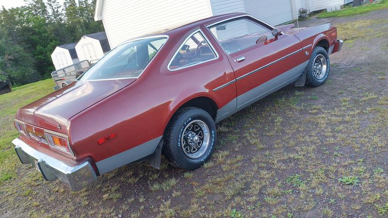 1978 car with original red paint.