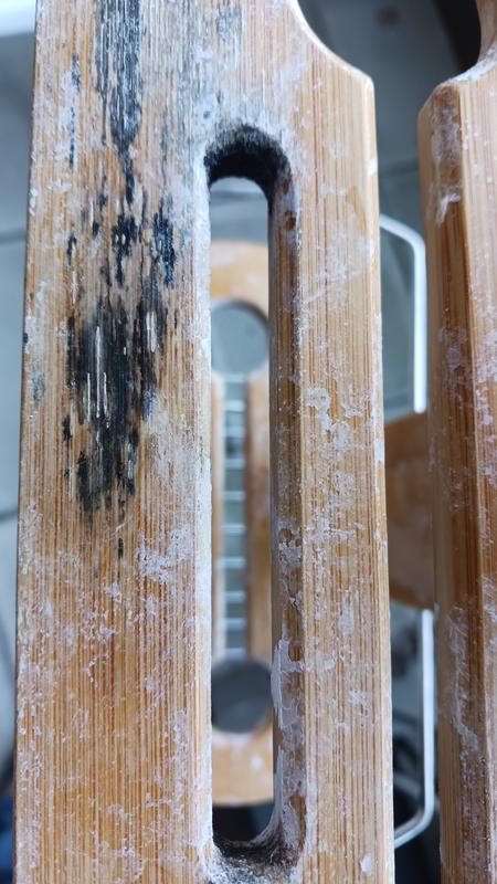 Mold shower caddy bamboo