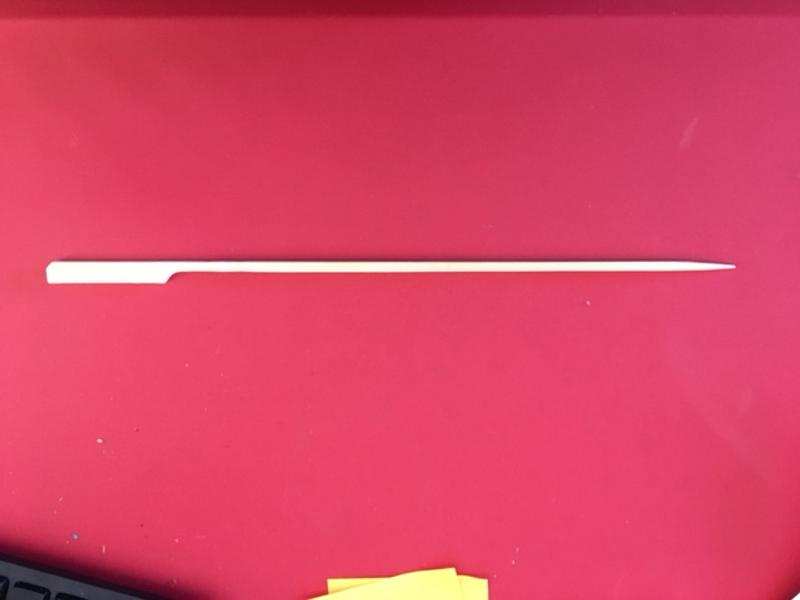 Long wooden skewer to thread that tricky spot for the Yellow Looper