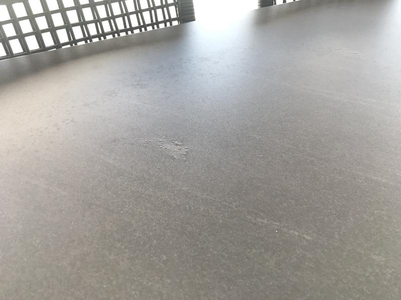 A few of the rust blisters