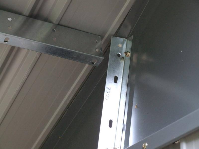 Gables buckled out. Hard to push together