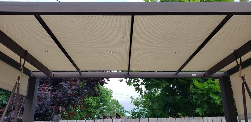 Canvas supports (3 small cross arms)..