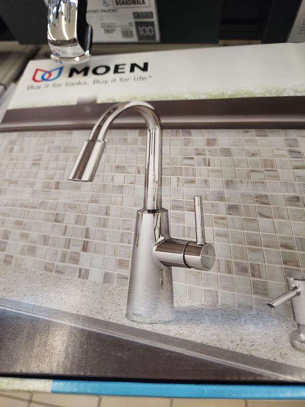 Box in the store with strapping on it (sent a pic to my wife who was waiting in the vehicle with our screaming children to see if she liked it)