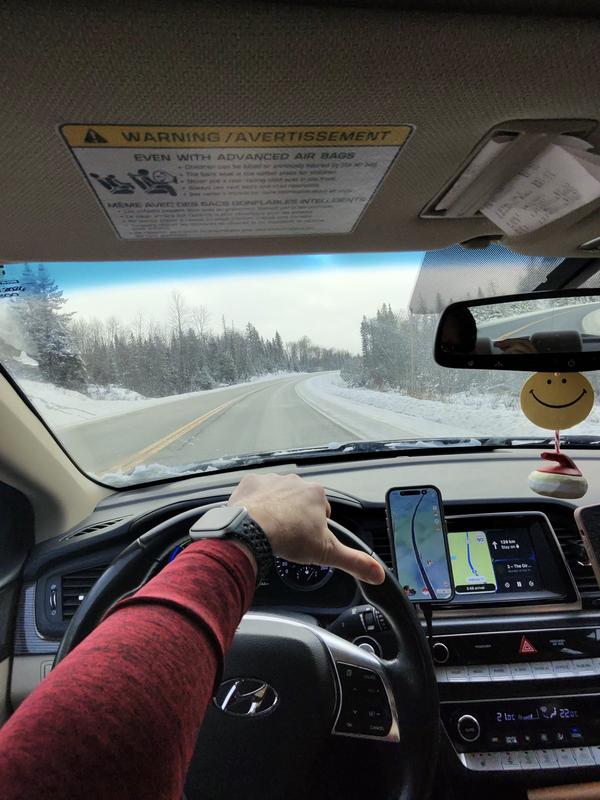 Clear at -35 out of Timmins