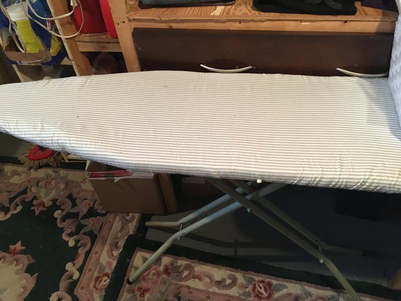 Housse De Planche à Repasser Argentée 110x45cm - Couverture Thermorésistante Coton