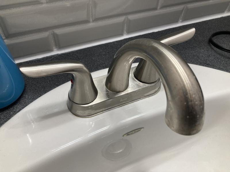 the finish started peeling near the end of the tap & now it's happening to the entire faucet