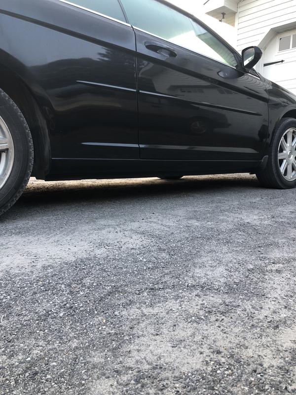 Before and after! (I’m not a body man but I’m pleased with the results).