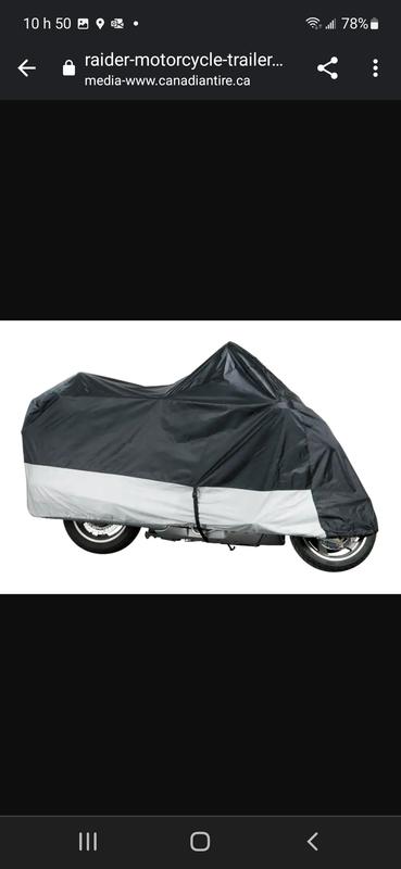 Raider DT Series Premium Motorcycle Trailerable Cover with UV