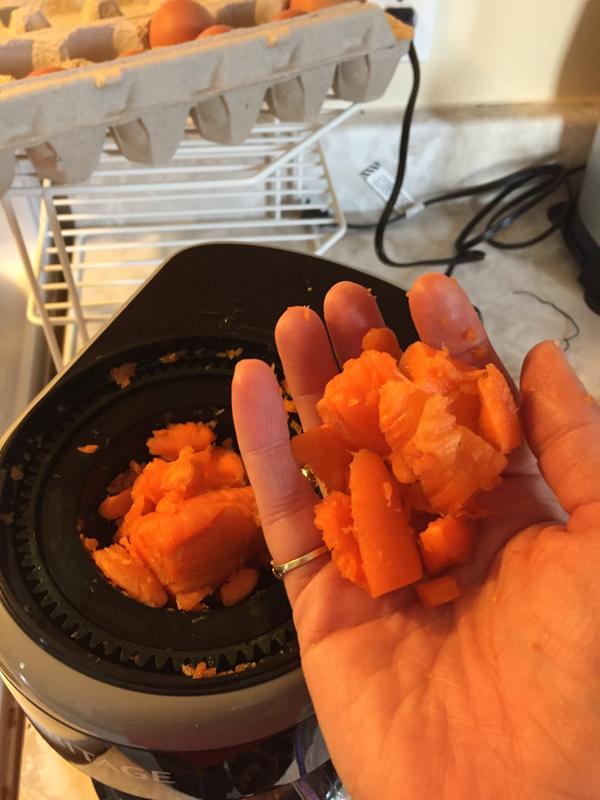 Multiple broken pieces had to be scooped out.