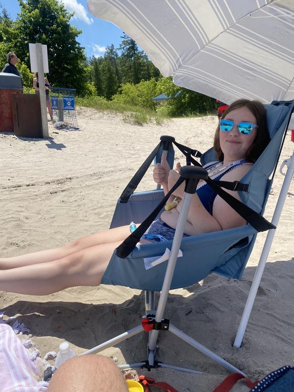 The queen in her throne