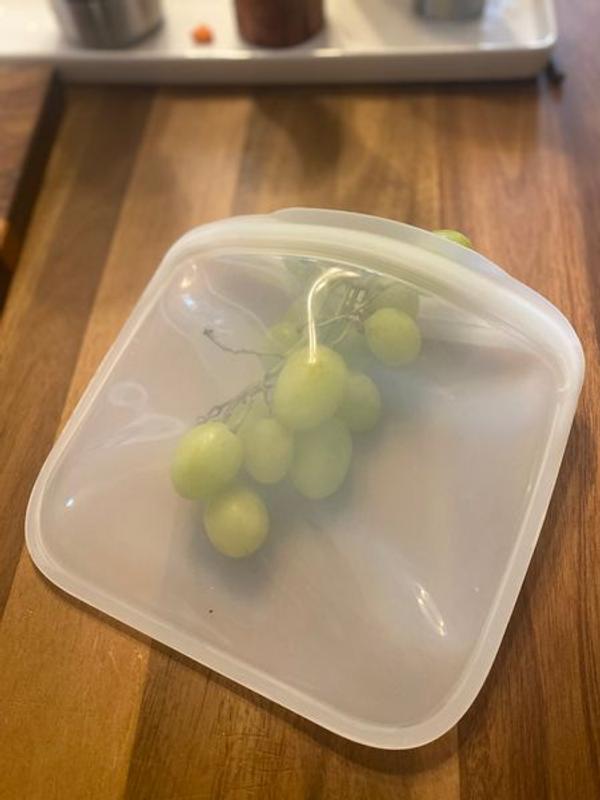 Stasher Stand-Up Silicone Bag Food Storage Leakproof, 1.6-L