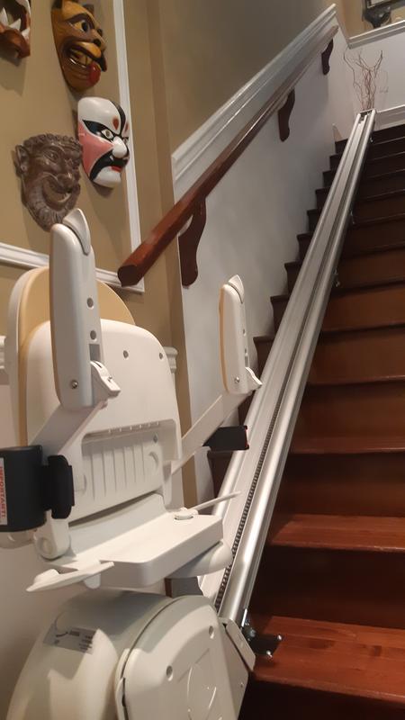 One of two stairlifts