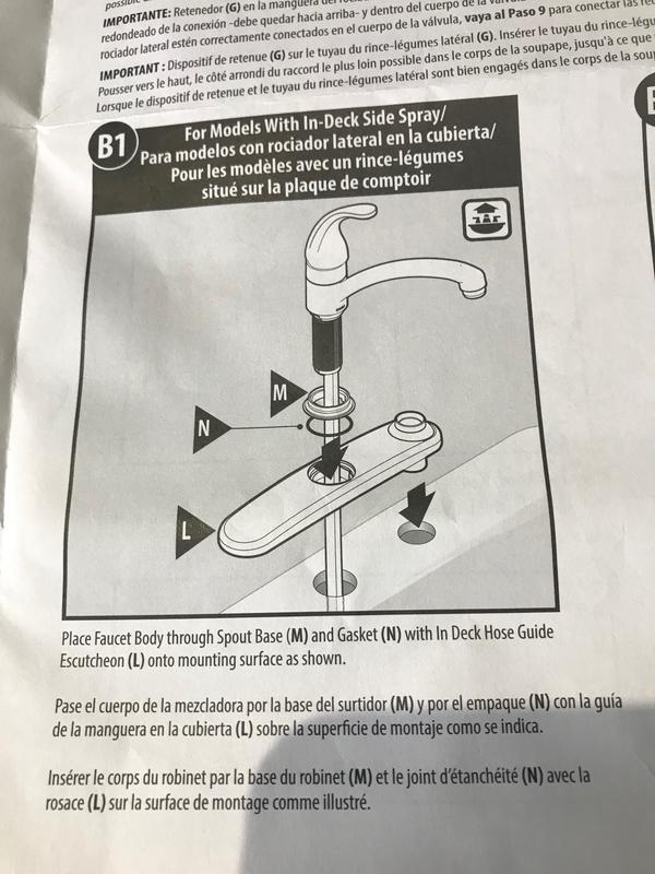 Onto DeckPlate:  Gasket + O-Ring  are shown for install
