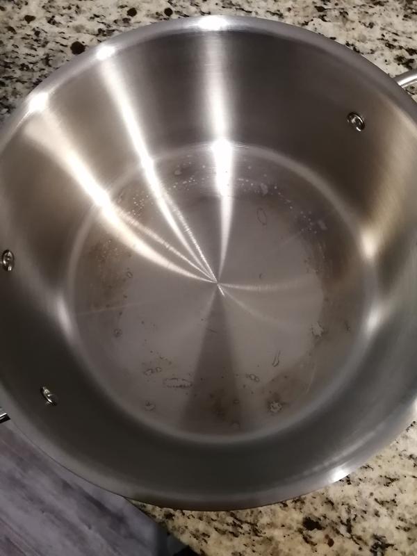 Lightly rebooked with kettle heated water. Clean dried