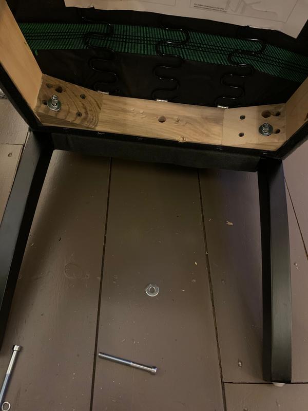 Misaligned screw holes