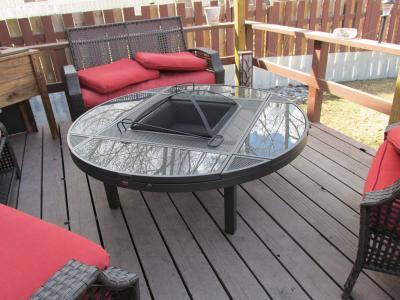 my beautiful firepit table!