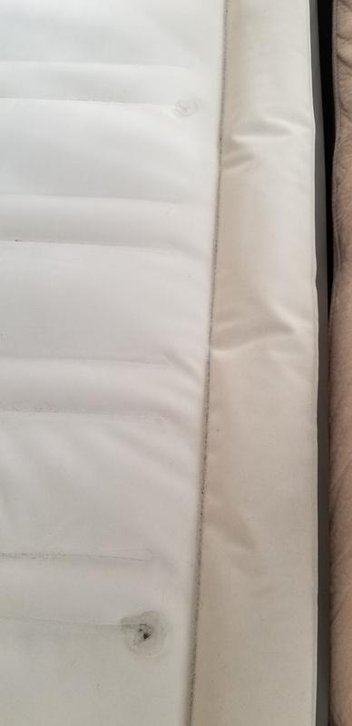 Hole covered up with glue because provided patch does not work