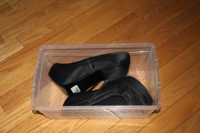 my shoes in that box.