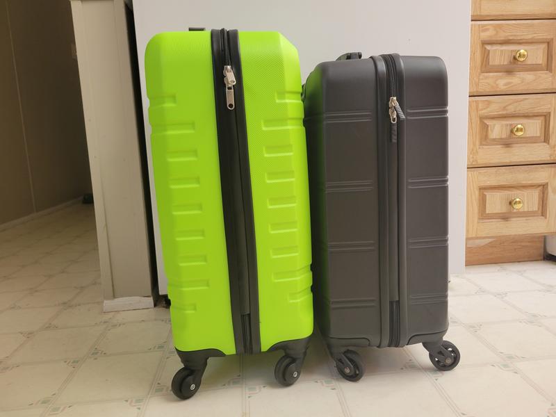 Outbound 2-Piece Hardside Spinner Wheel Travel Luggage Suitcase