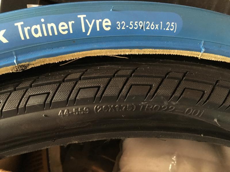 Modern MTB tires marked XX-559