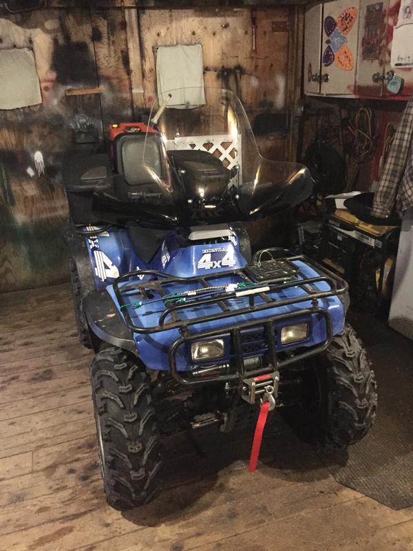 Photo of winch installed