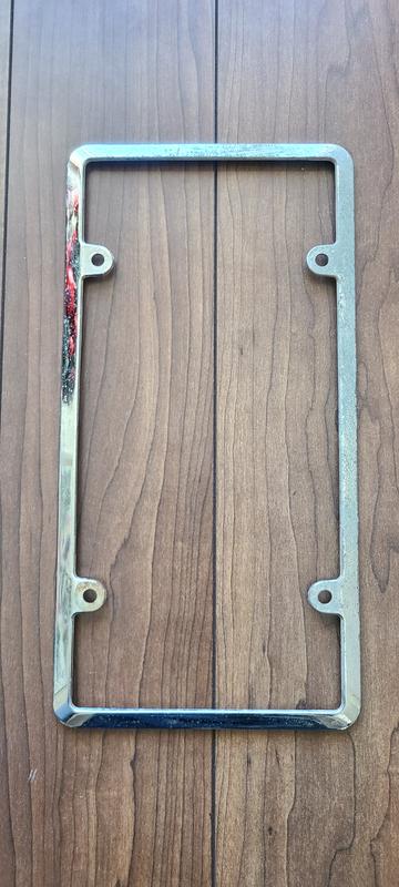 The plate holder after 1 Canadian winter