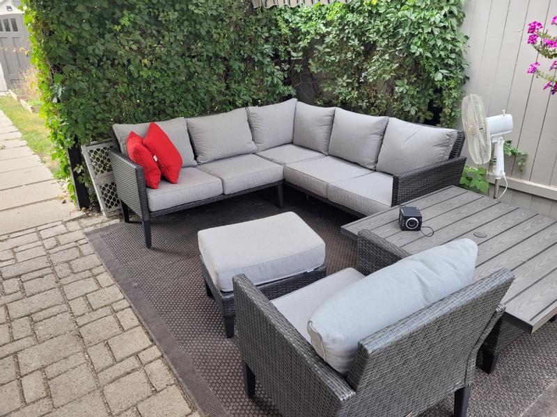 Seen with conversation set