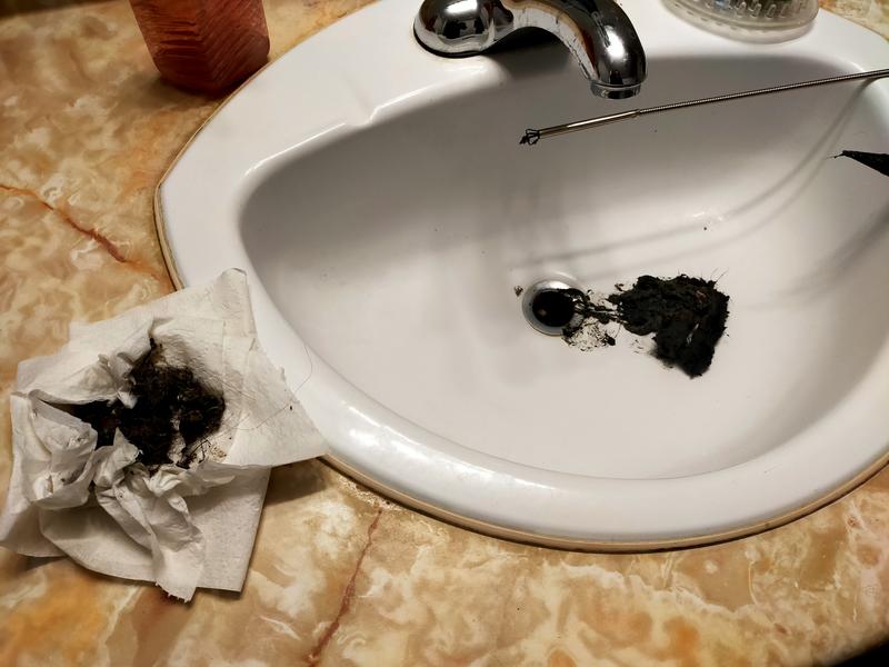 Successful de-clogging using Plumpshop GrabEasy, Grab and Retrieval Tool