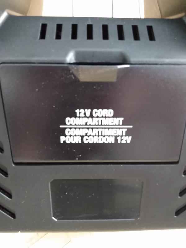 Compartiment cordon 12V