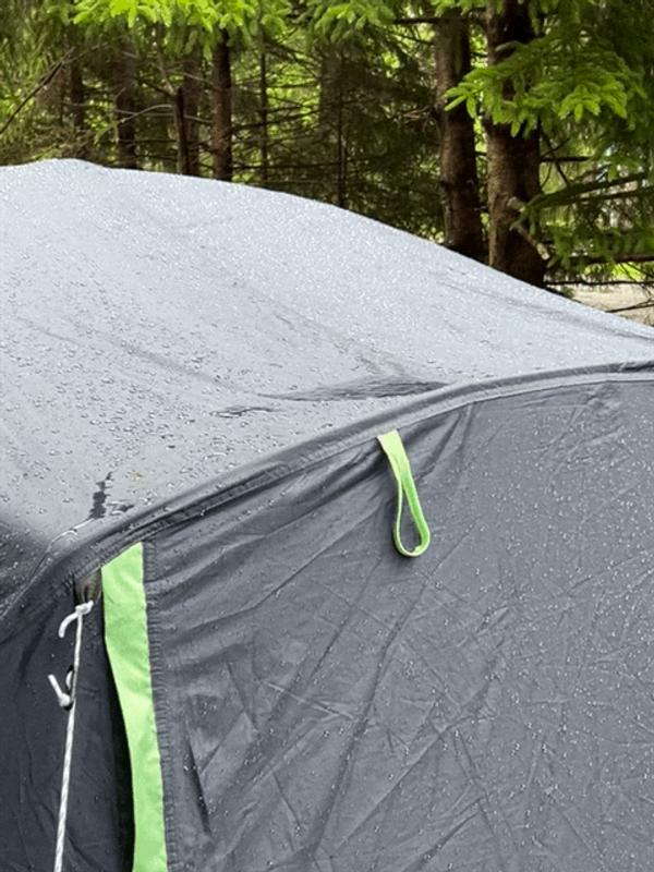 Water pooling on vestibule