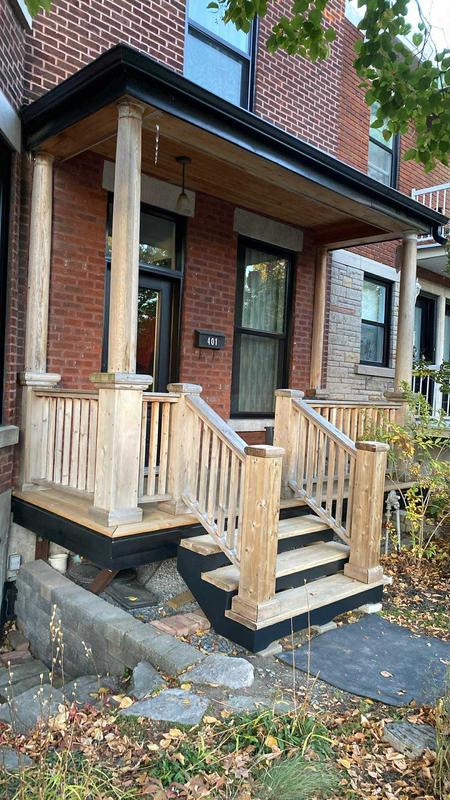 Contremarche d'escalier