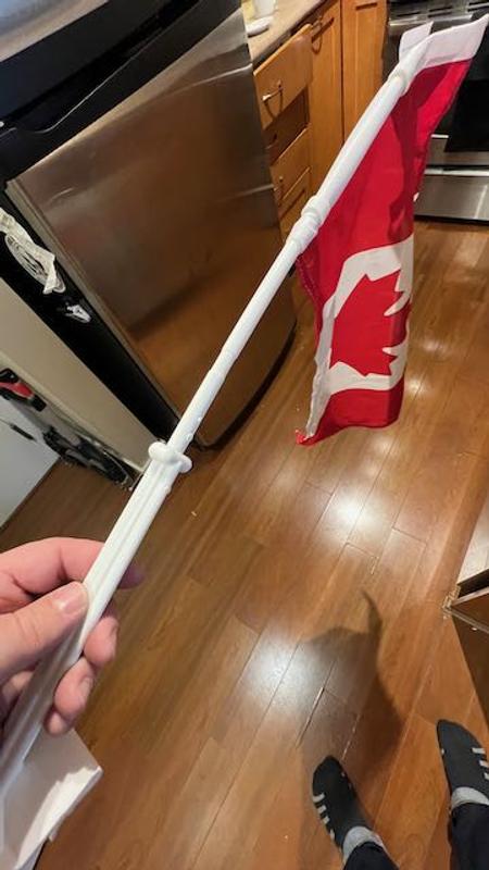 this is how my flag looked on my truck after 40min of driving, eventually that flag would be gone