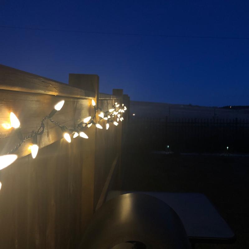 NOMA Outdoor 70 C6 LED Lights, Warm White Party City