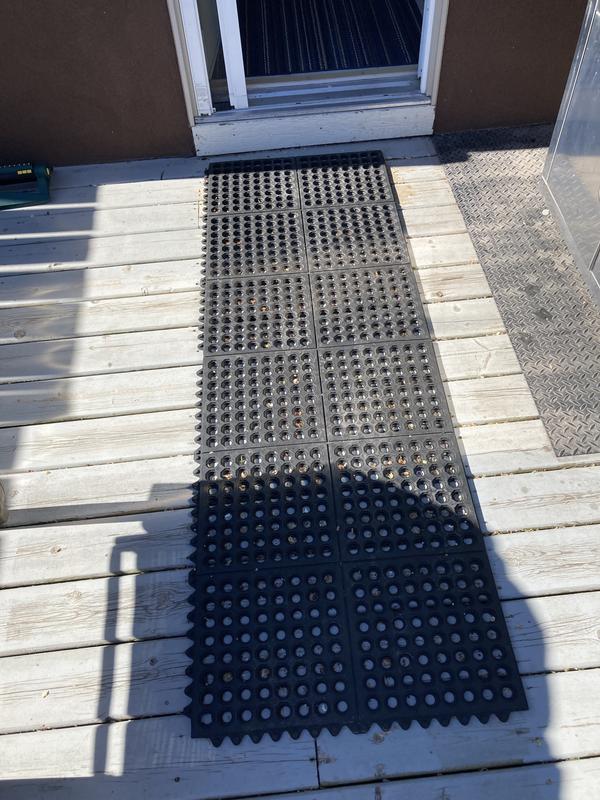 Hex Mat outside door