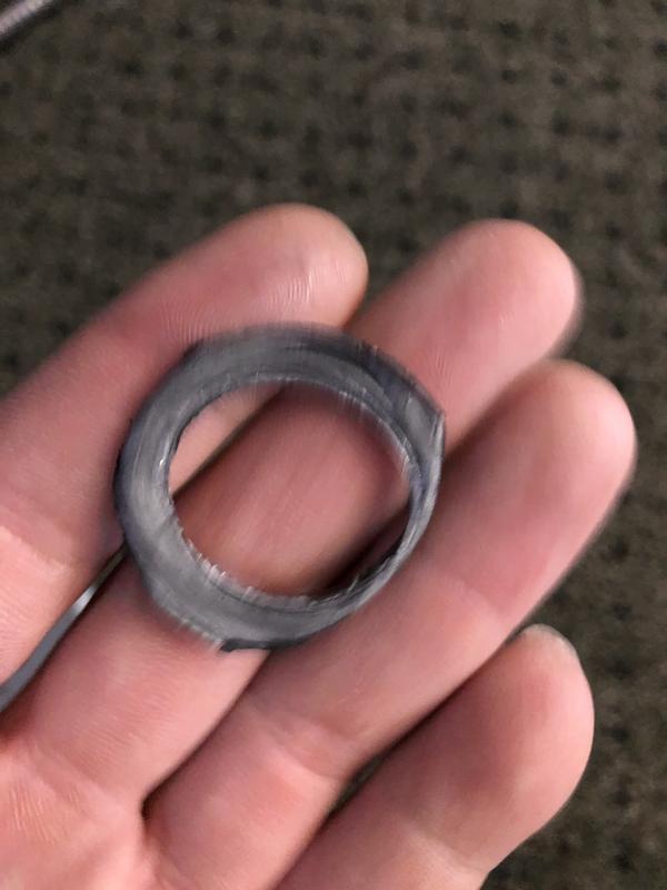 Caoutchouc de piètre qualité