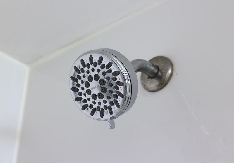Changed out the old single setting with this new MOEN 5 setting shower head