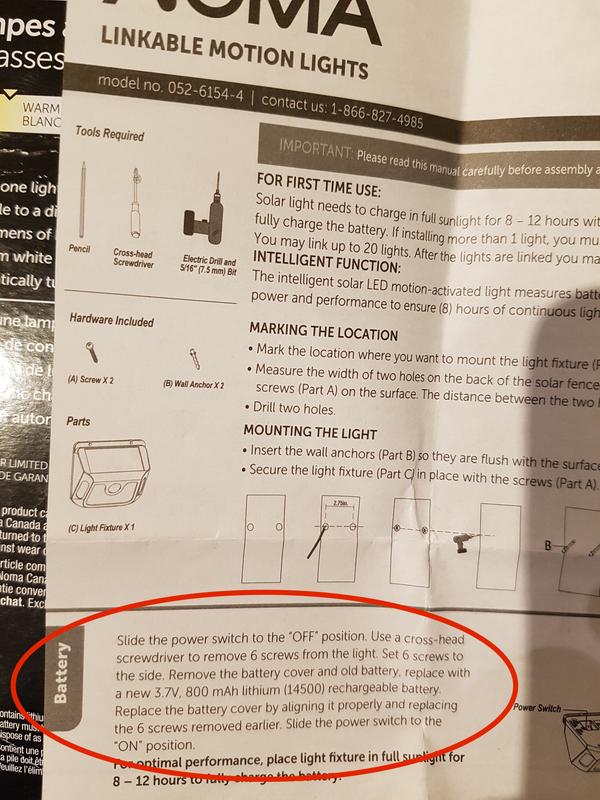 Replace existing battery