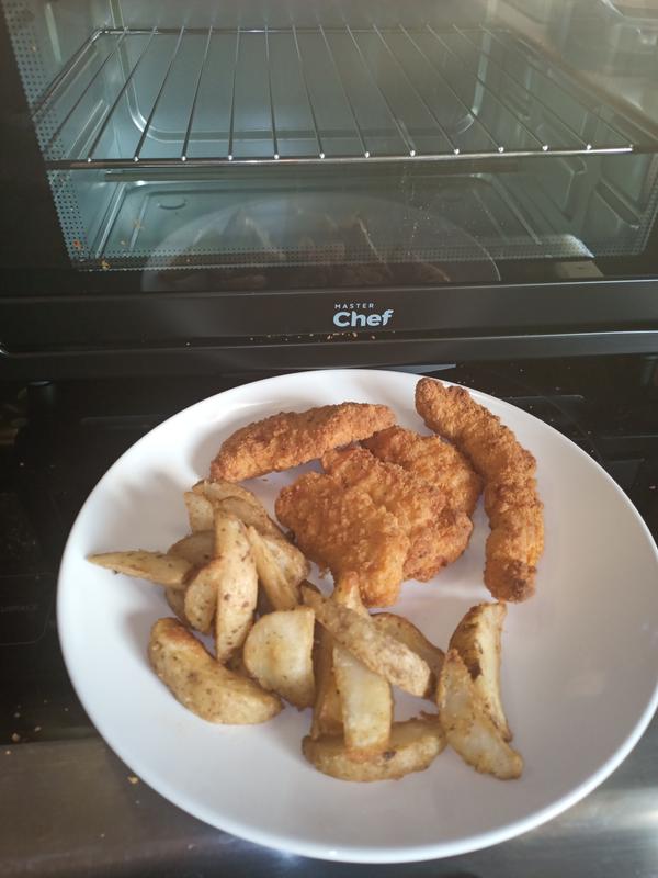 MASTER Chef AirFryer Toaster Oven w/ 5 Functions, Black Canadian Tire