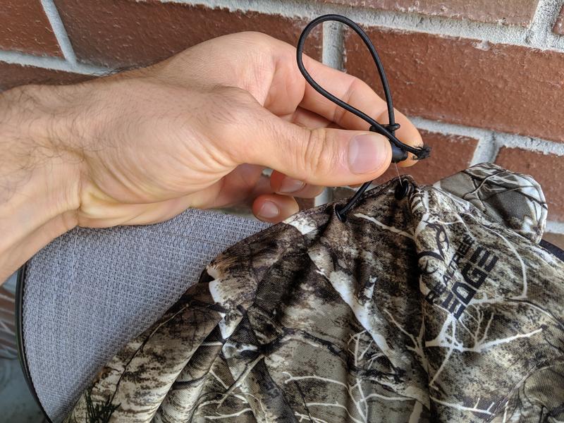 Ripped string in hood