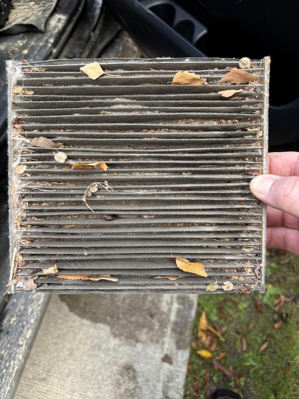 This is what the old one looked like. These filters should be. Hanged regularly .