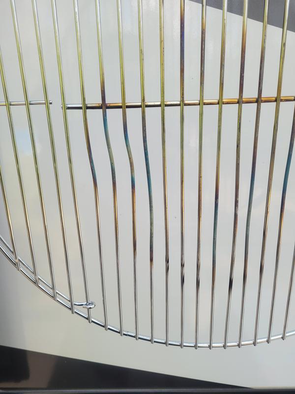 Warped and discolored